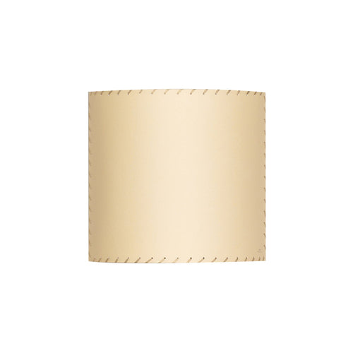Comodín Wall Lamp: Square + Stitched Beige Parchment
