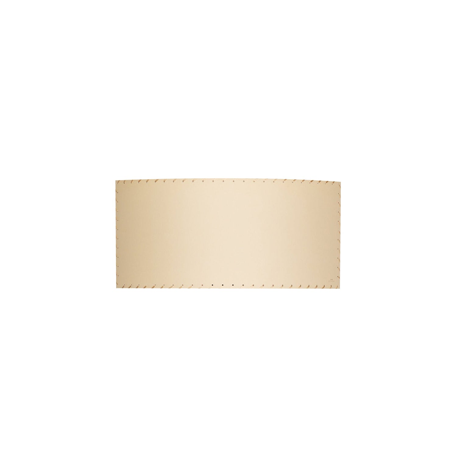Comodín Wall Lamp: Rectangular + Stitched Beige Parchment