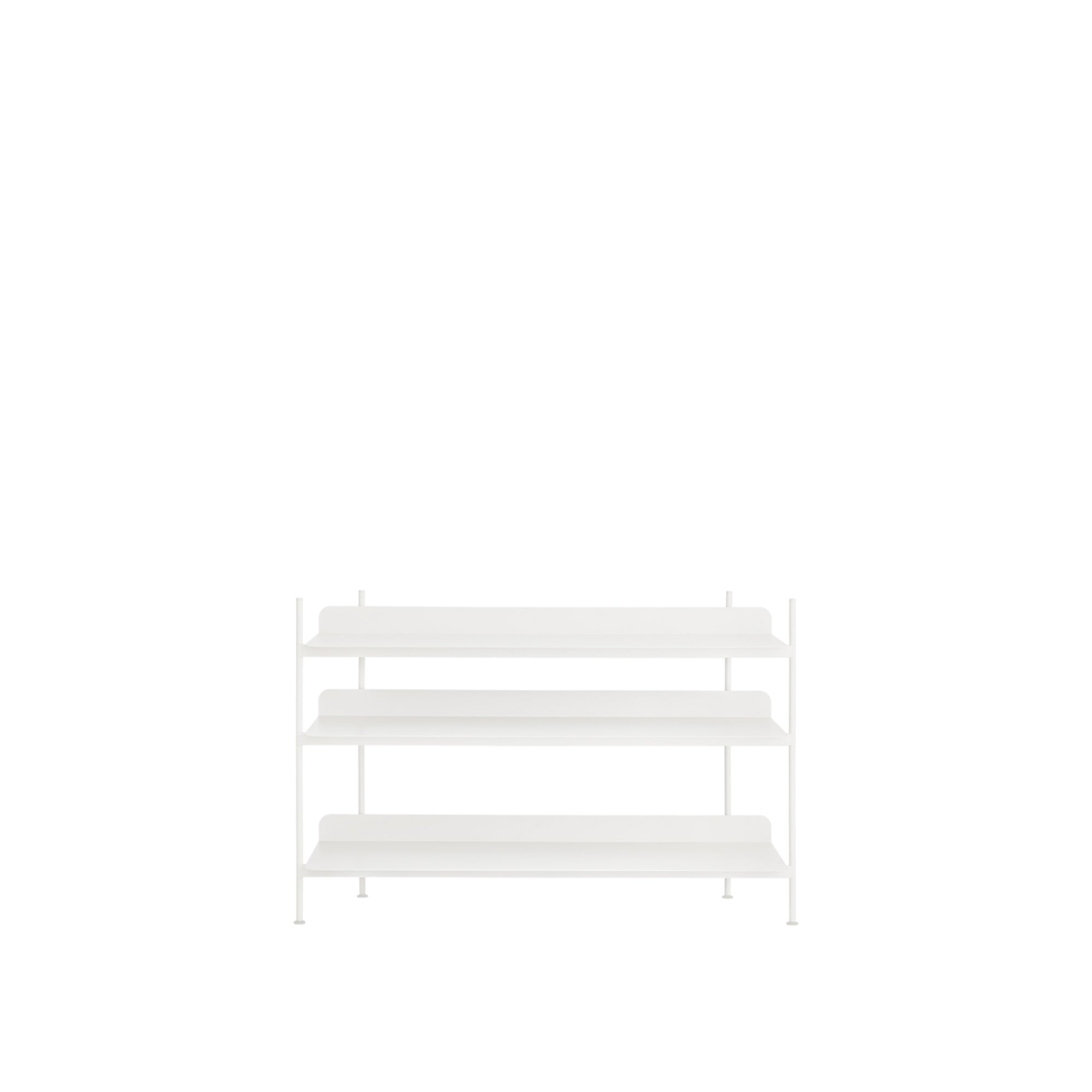Compile Shelving System: Configuration 2 + White