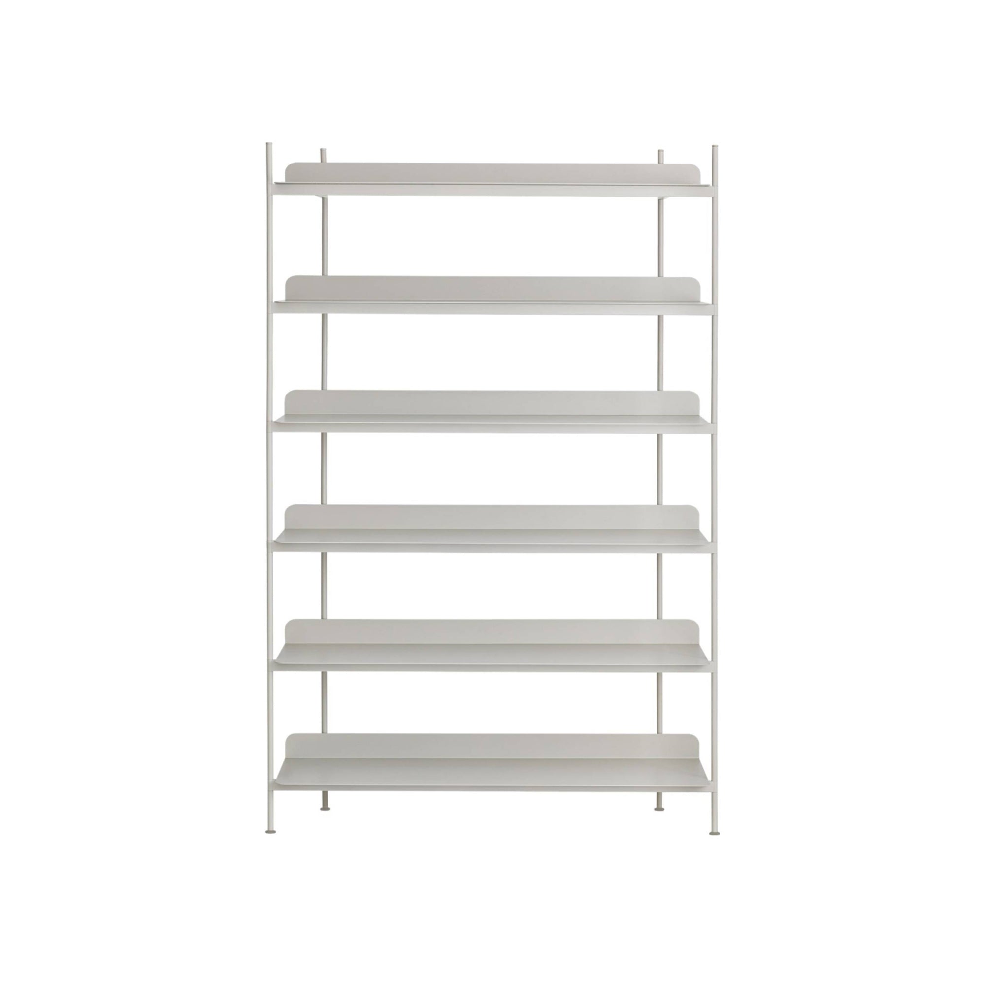 Compile Shelving System: Configuration 4 + Grey