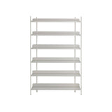 Compile Shelving System: Configuration 4 + Grey