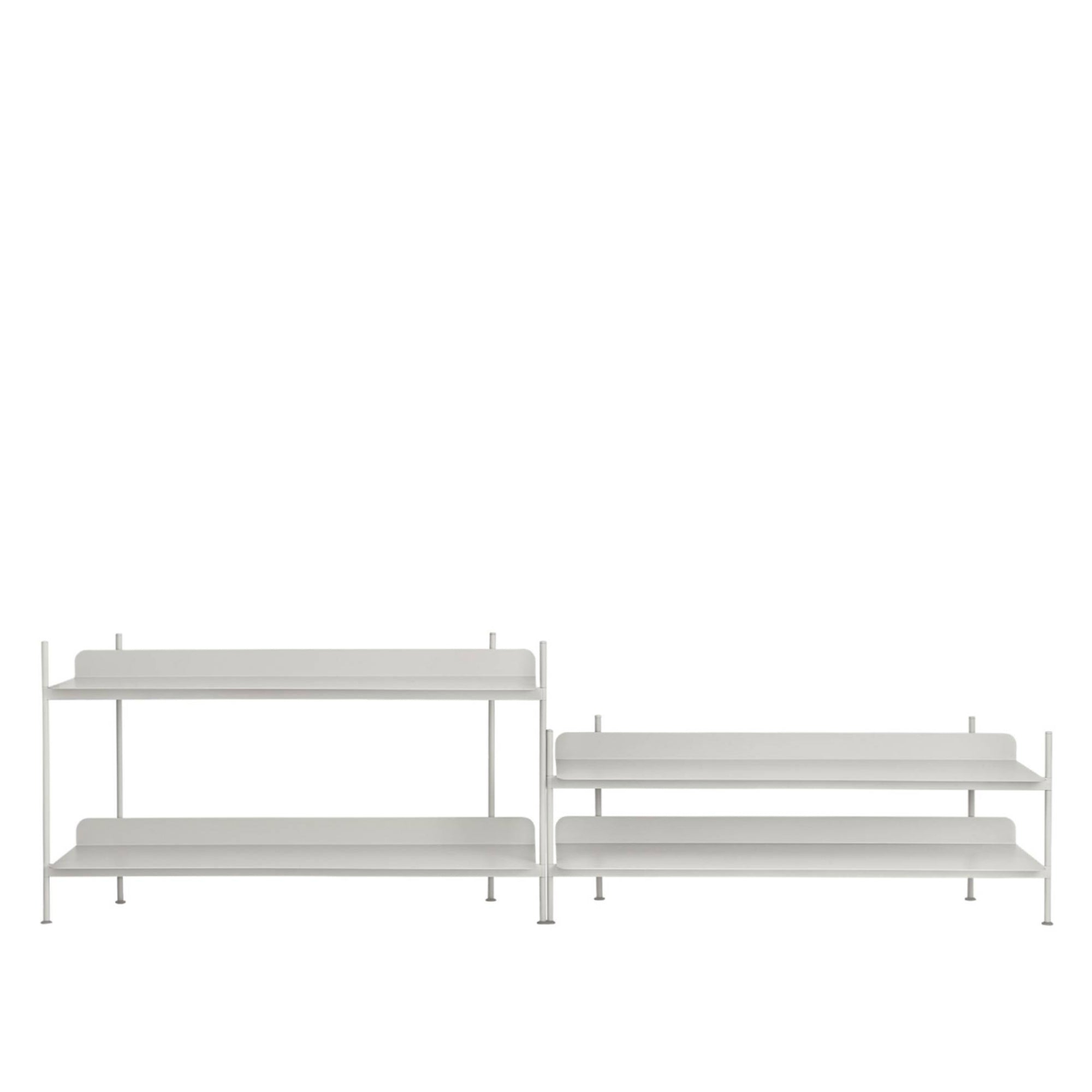 Compile Shelving System: Configuration 5 + Grey