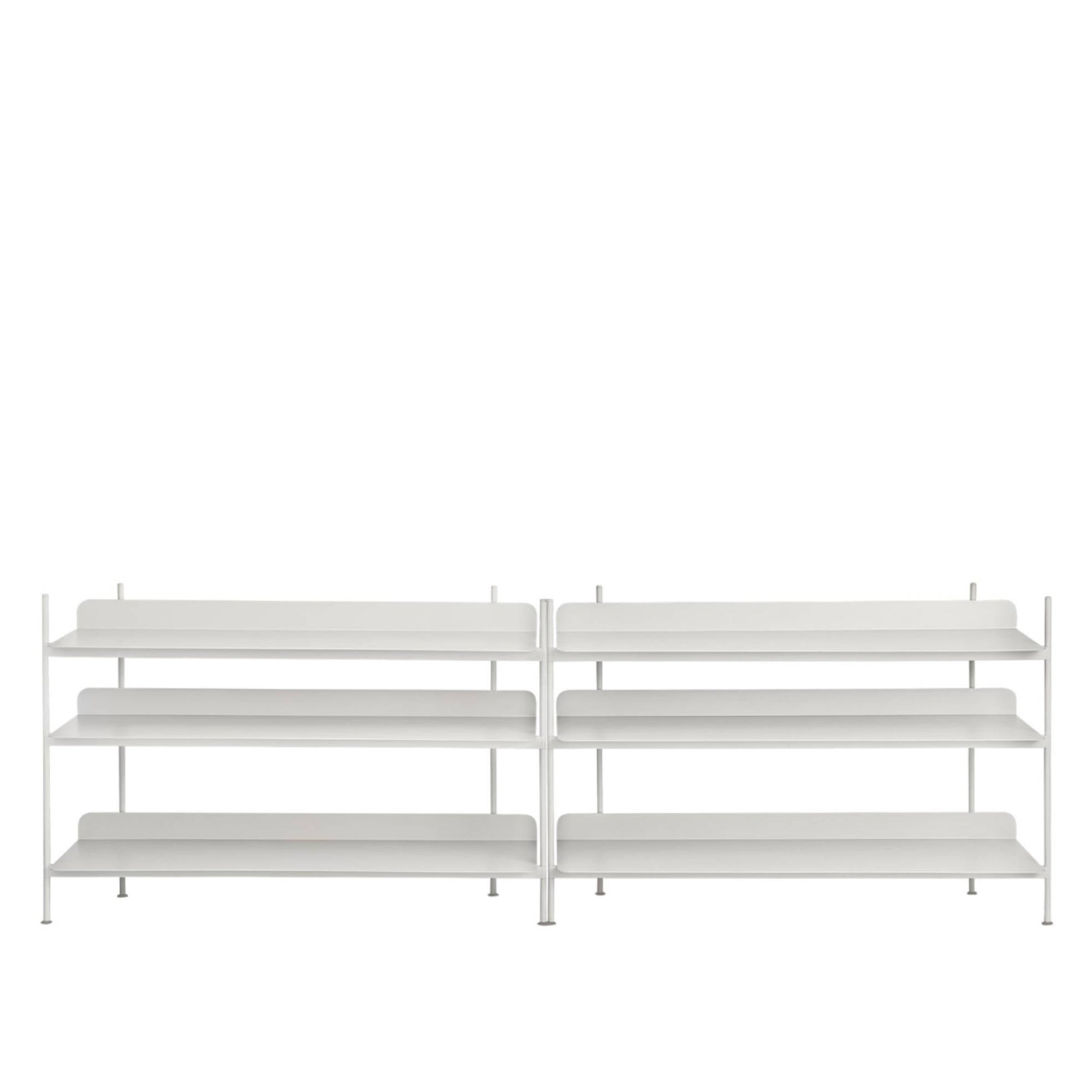 Compile Shelving System: Configuration 6 + Grey