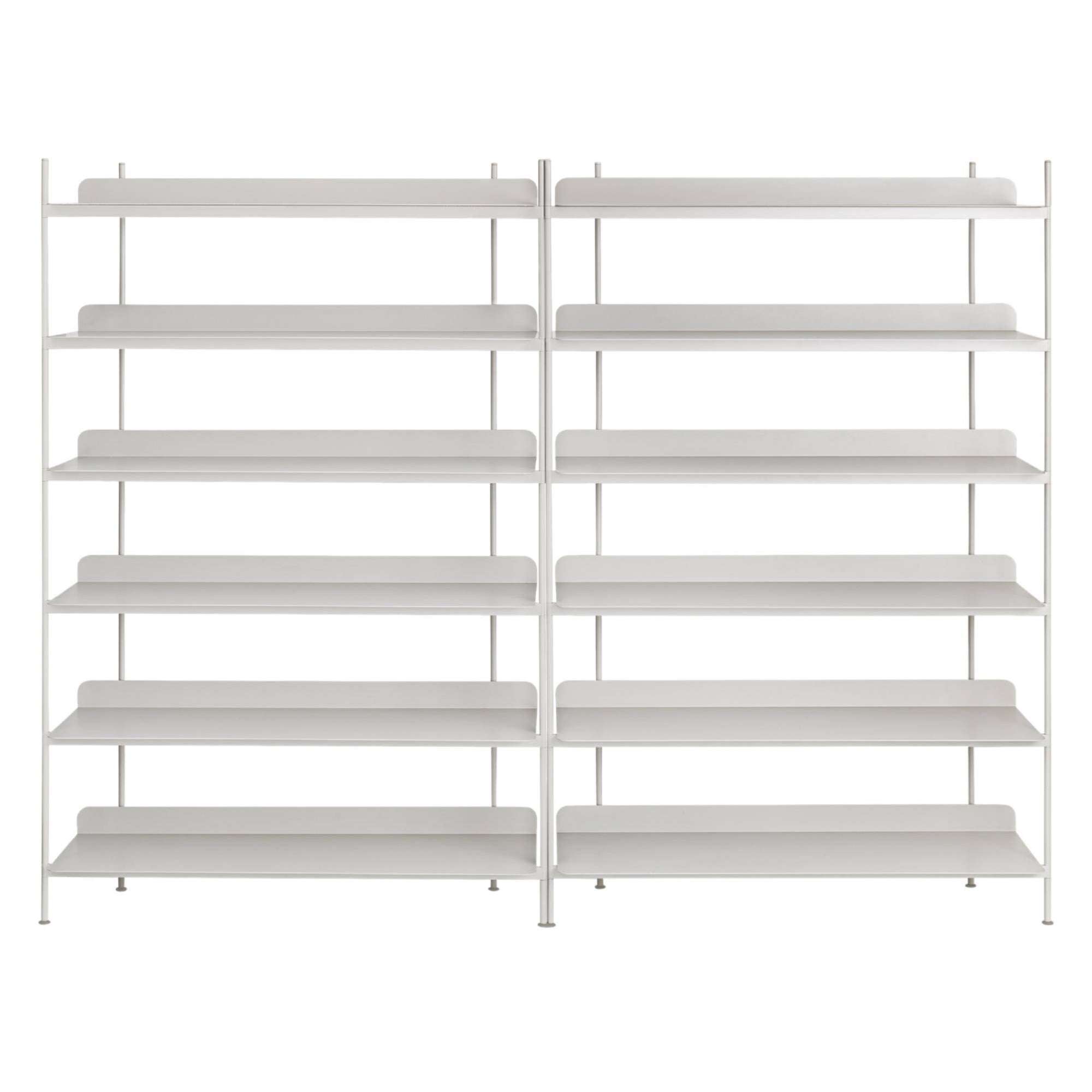Compile Shelving System: Configuration 8 + Grey
