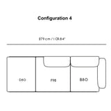 In Situ Modular Sofa: 3 Seater