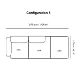 In Situ Modular Sofa: 3 Seater