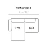 In Situ Modular Sofa: 2 Seater