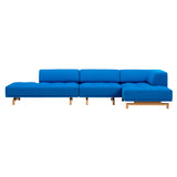 Delphi Modular Sofa: Configuration H + Oak Light Oiled + Fabric Group 3
