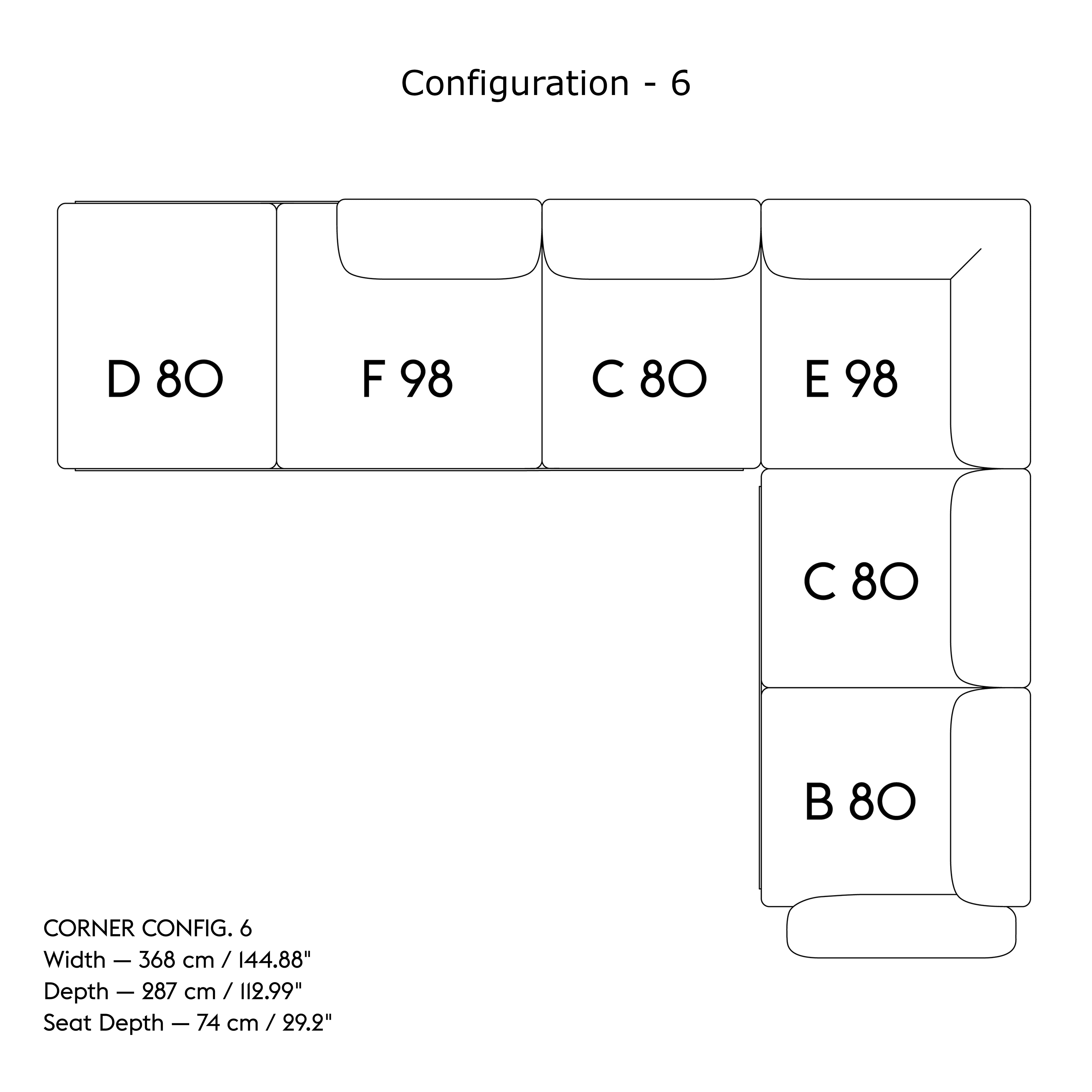 In Situ Modular Sofa: Corner