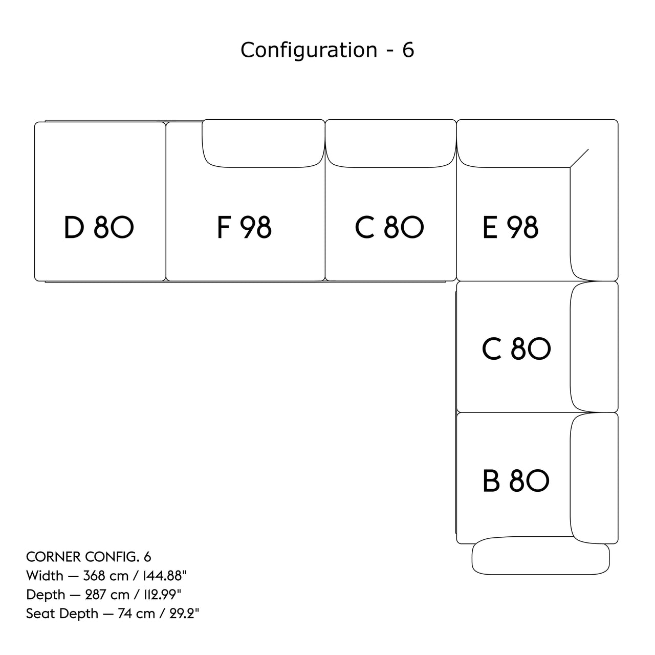 In Situ Modular Sofa: Corner