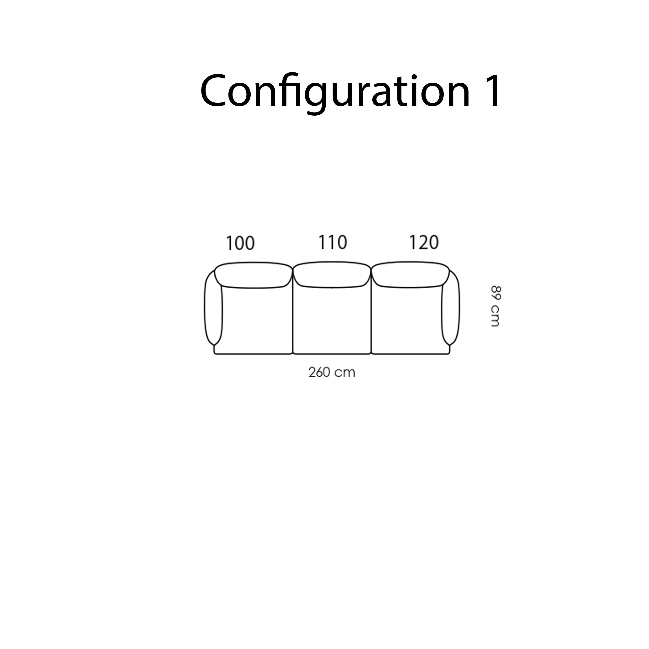 Ark Modular 3 Seater Sofa