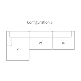 Connect Modular Sofa: Configuration 5