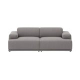 Connect Soft Modular Sofa: 2 Seater + Configuration 1 + Re-Wool 128