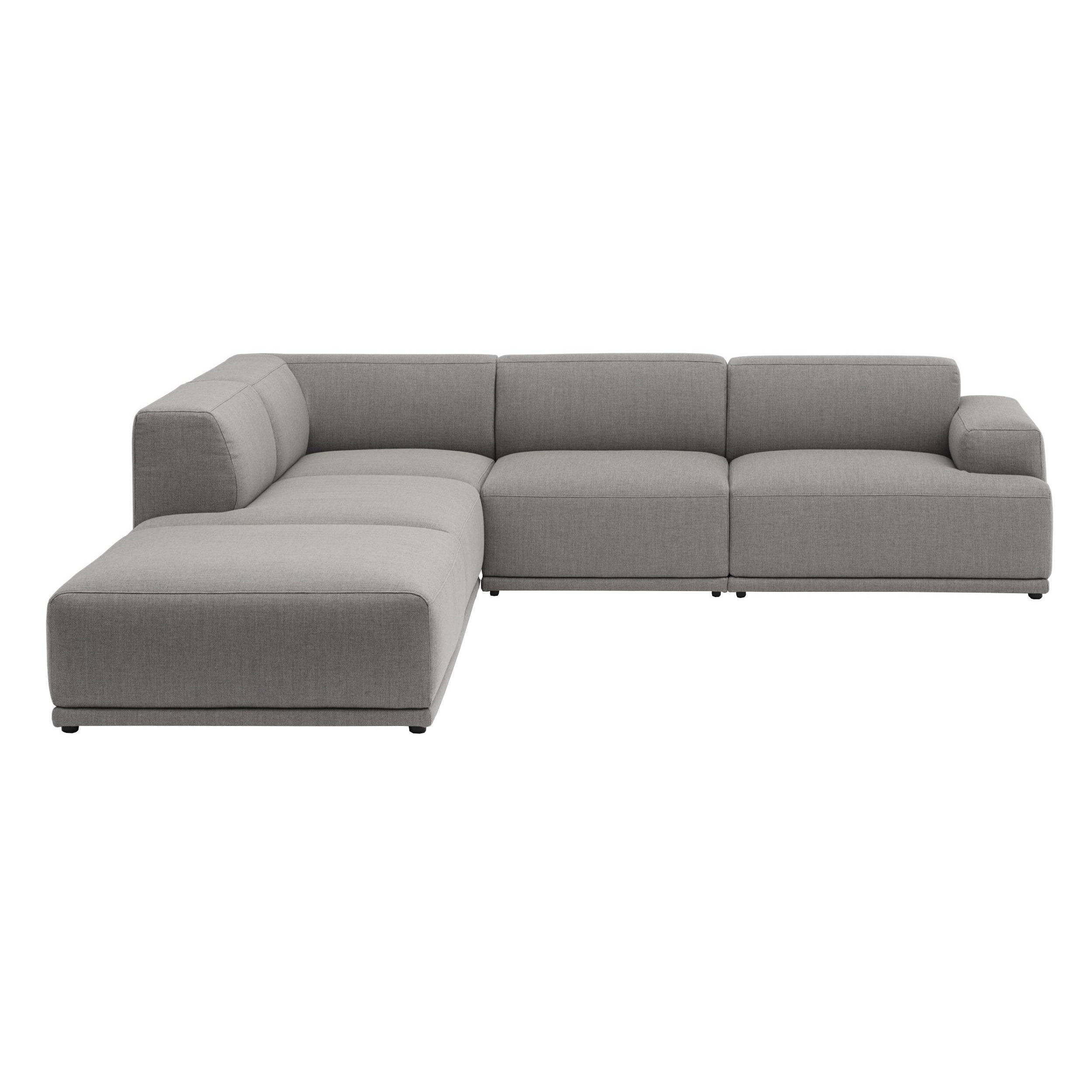 Connect Soft Modular Sofa: Corner + Configuration 1 + Re-wool 128