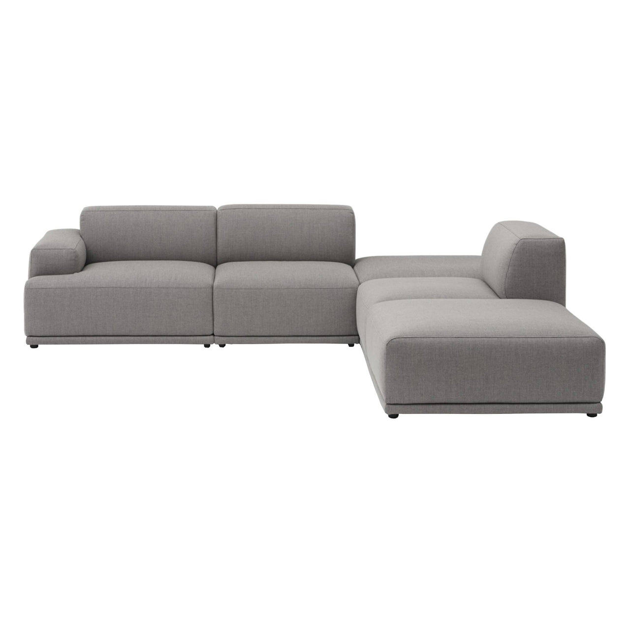 Connect Soft Modular Sofa: Corner + Configuration 3 + Re-wool 128