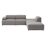 Connect Soft Modular Sofa: Corner + Configuration 3 + Re-wool 128