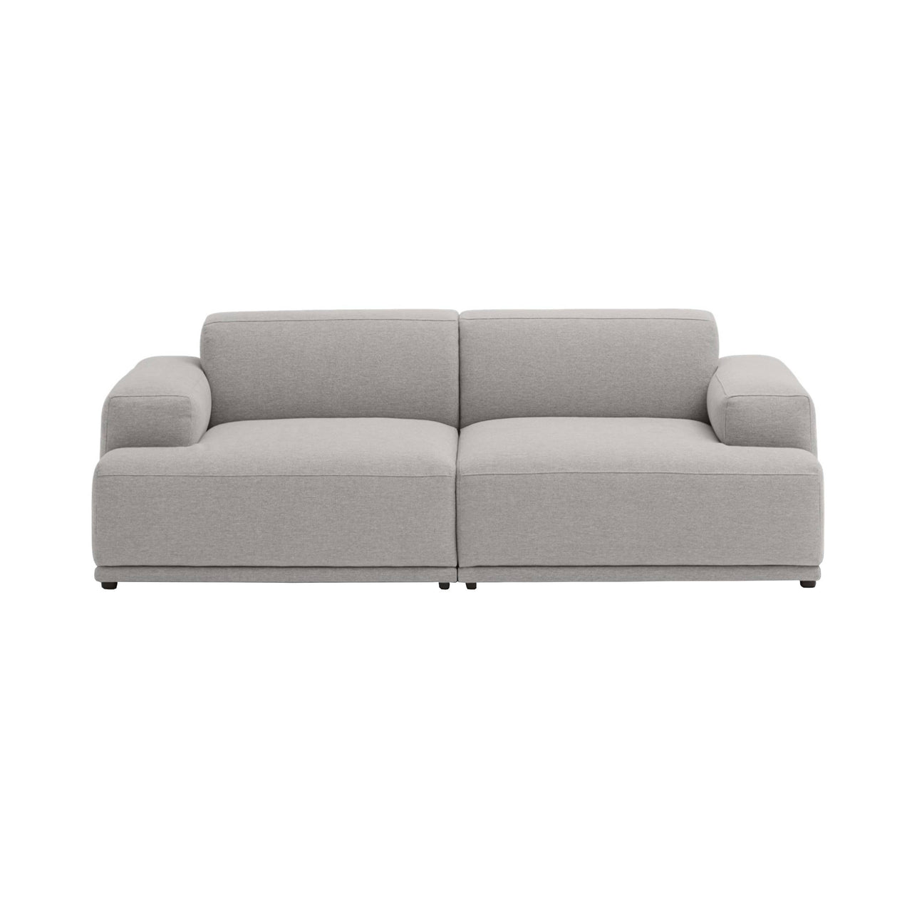 Connect Soft Modular Sofa: 2 Seater + Configuration 1 + Clay 12