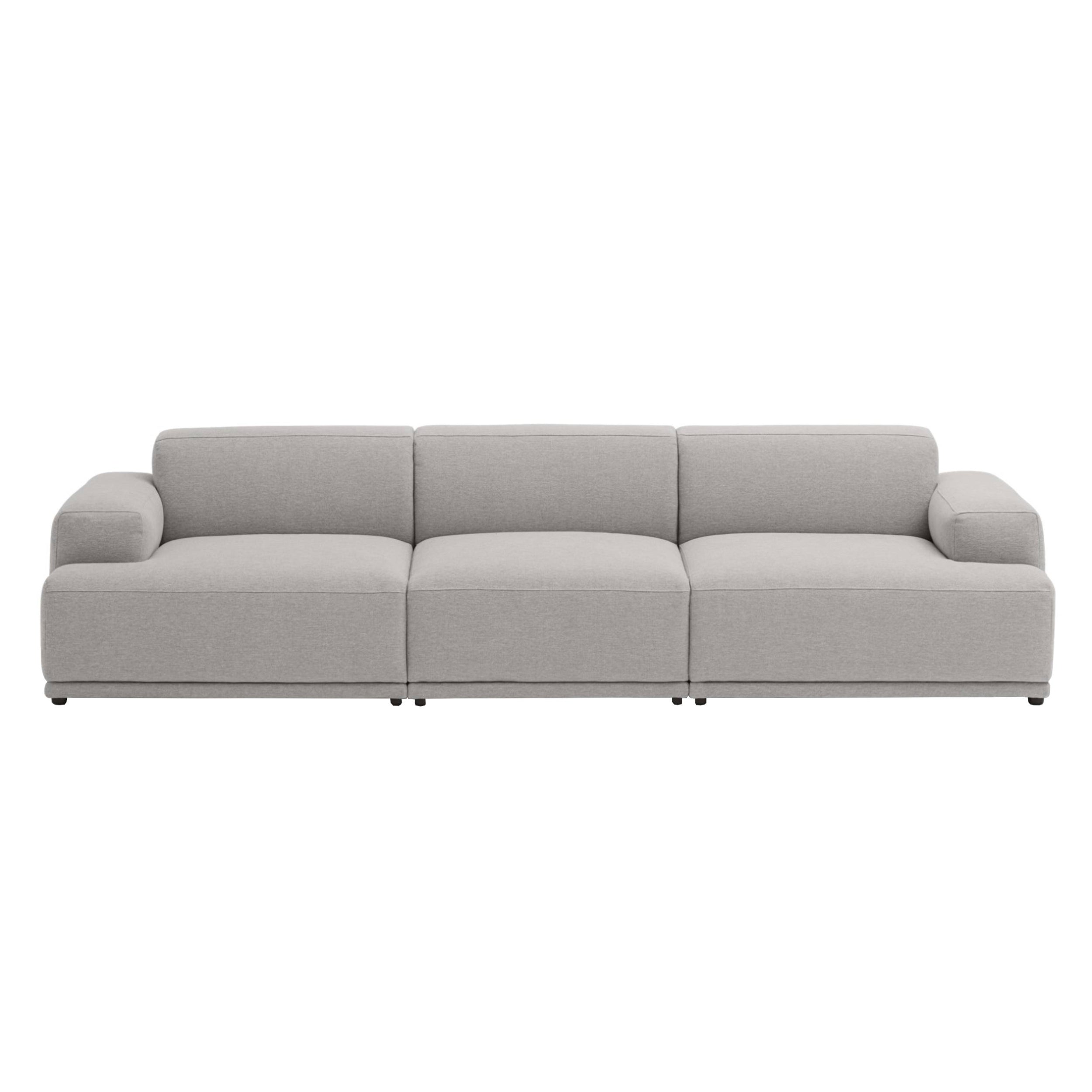 Connect Soft Modular Sofa: 3 Seater + Configuration 1 + Clay 12