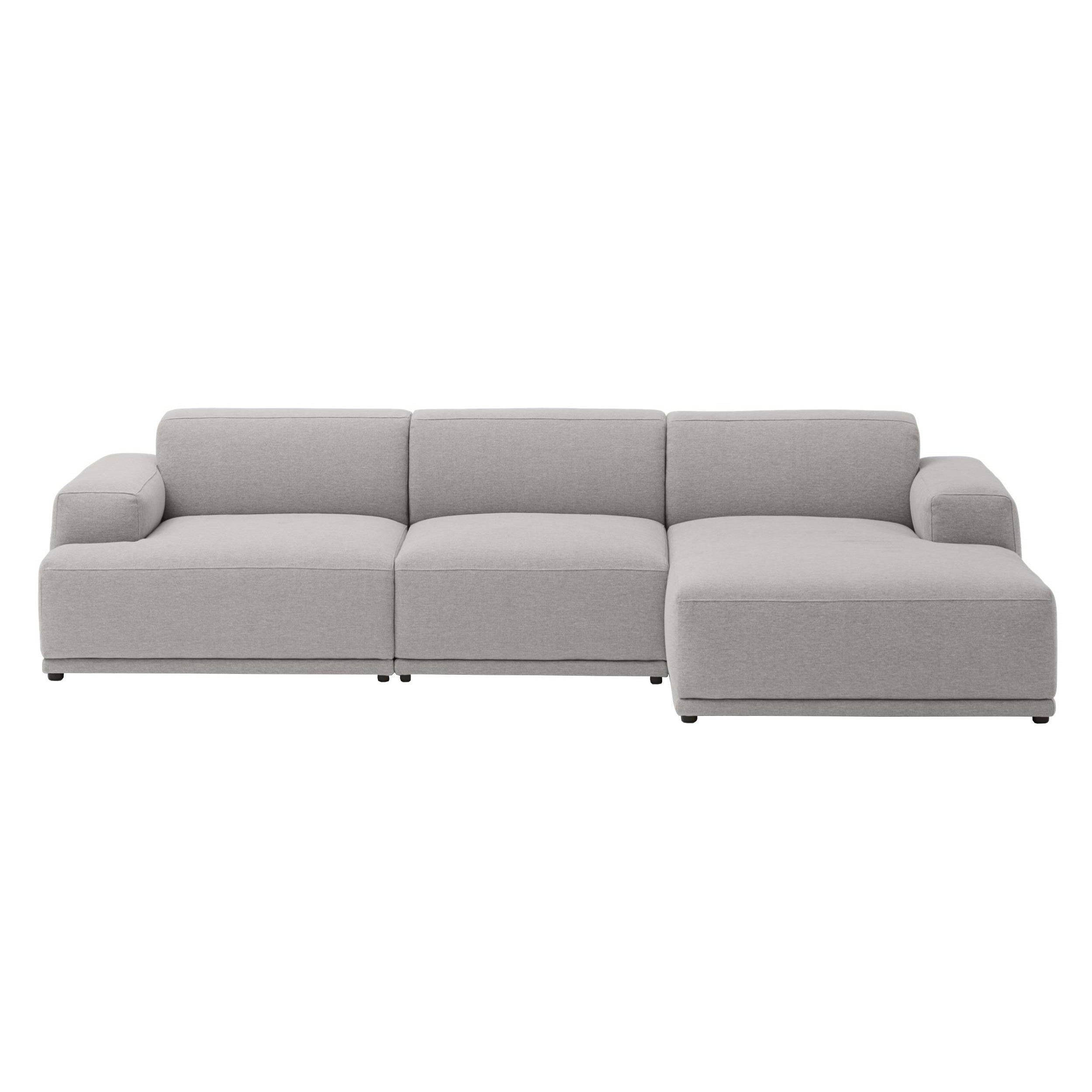 Connect Soft Modular Sofa: 3 Seater + Configuration 2 + Clay 12