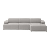 Connect Soft Modular Sofa: 3 Seater + Configuration 2 + Clay 12