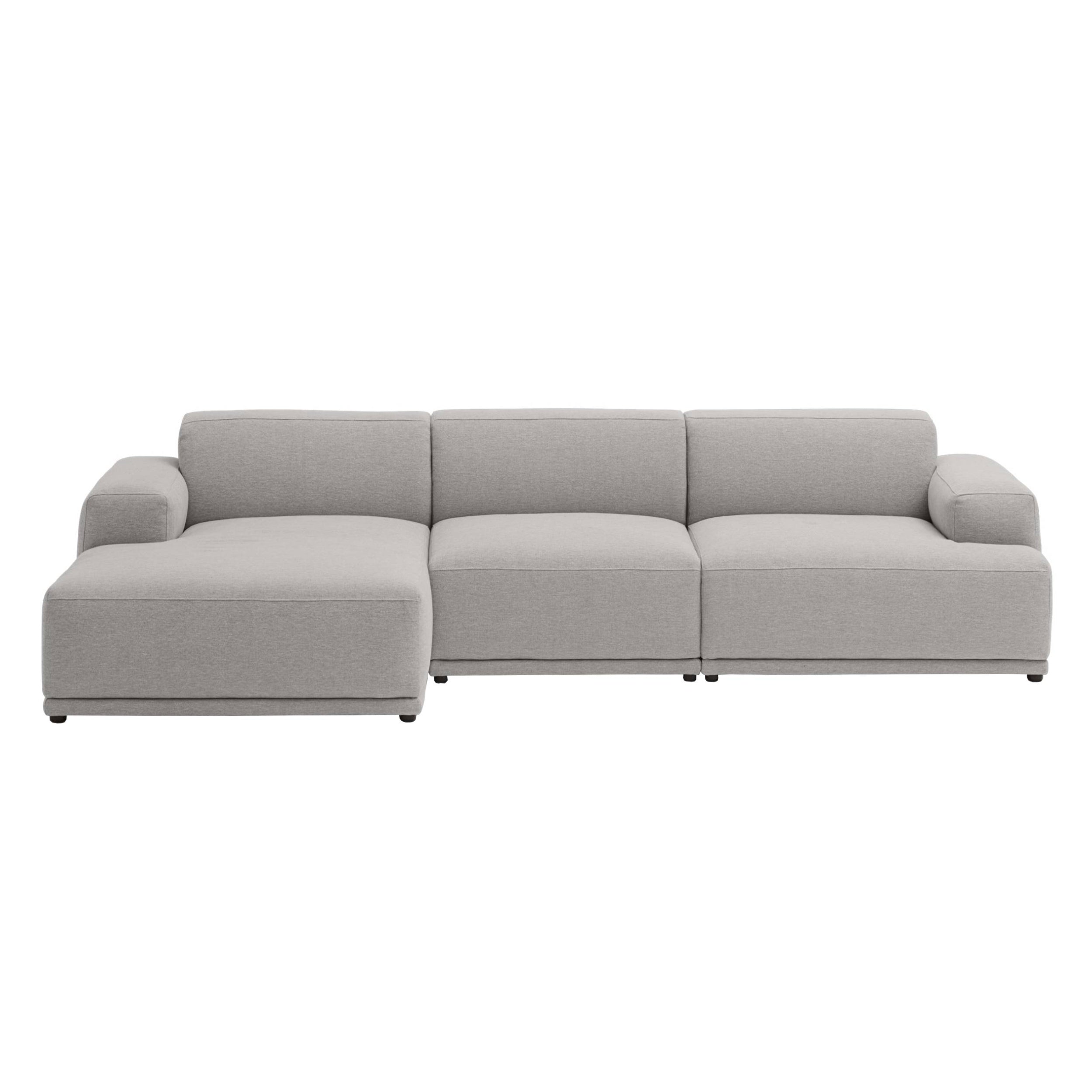 Connect Soft Modular Sofa: 3 Seater + Configuration 3 + Clay 12