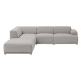 Connect Soft Modular Sofa + Corner: Configuration 1 + Clay 12
