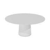 Container HPL Round Table: Extra Large + White + White