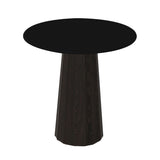 Container HPL Round Table: Extra Small + Bodhi Cover + Black + Grey