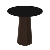 Container HPL Round Table: Extra Small + Bodhi Cover + Black + Cinnamon