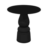 Container HPL Round Table: Extra Small+ New Antiques + Black + Black