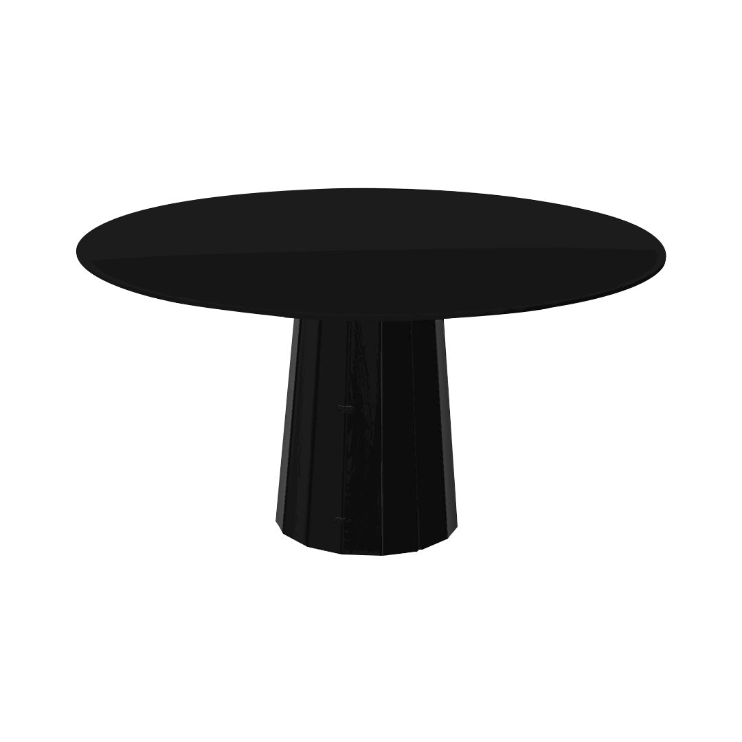 Container HPL Round Table: Large + Bodhi Cover + Black + Black