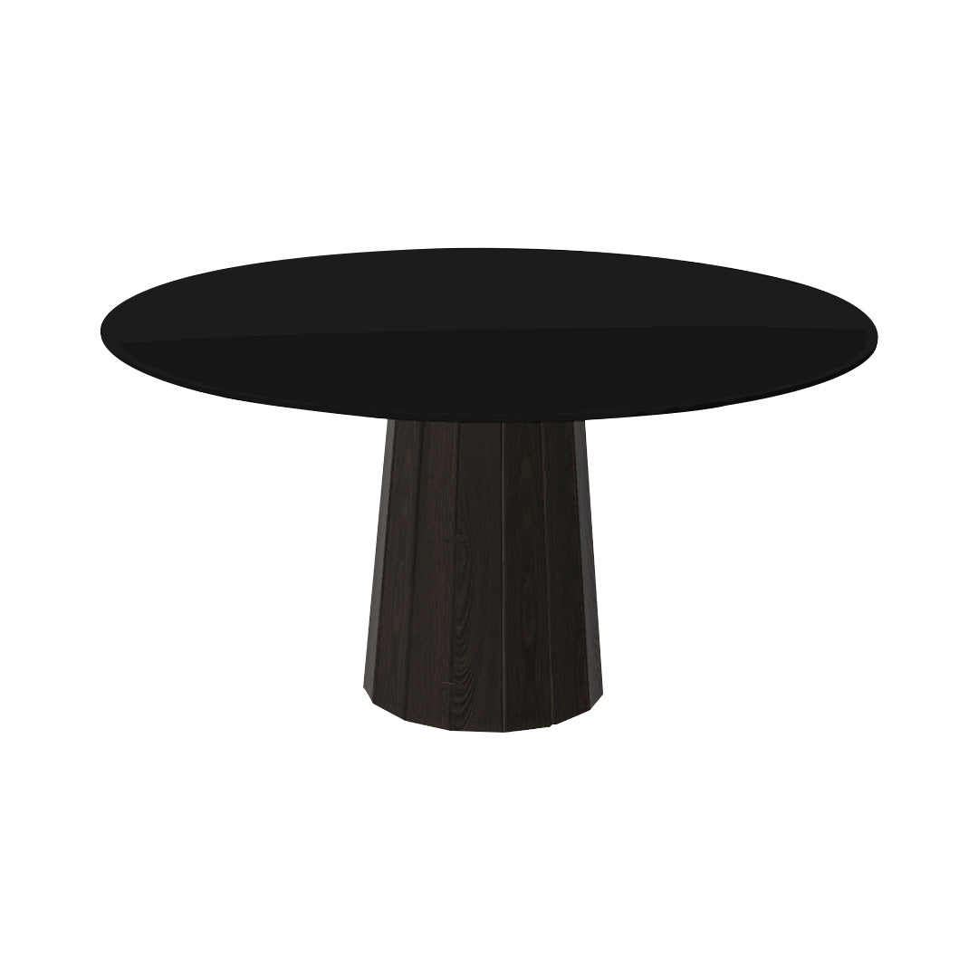 Container HPL Round Table: Large + Bodhi Cover + Black + Cinnamon