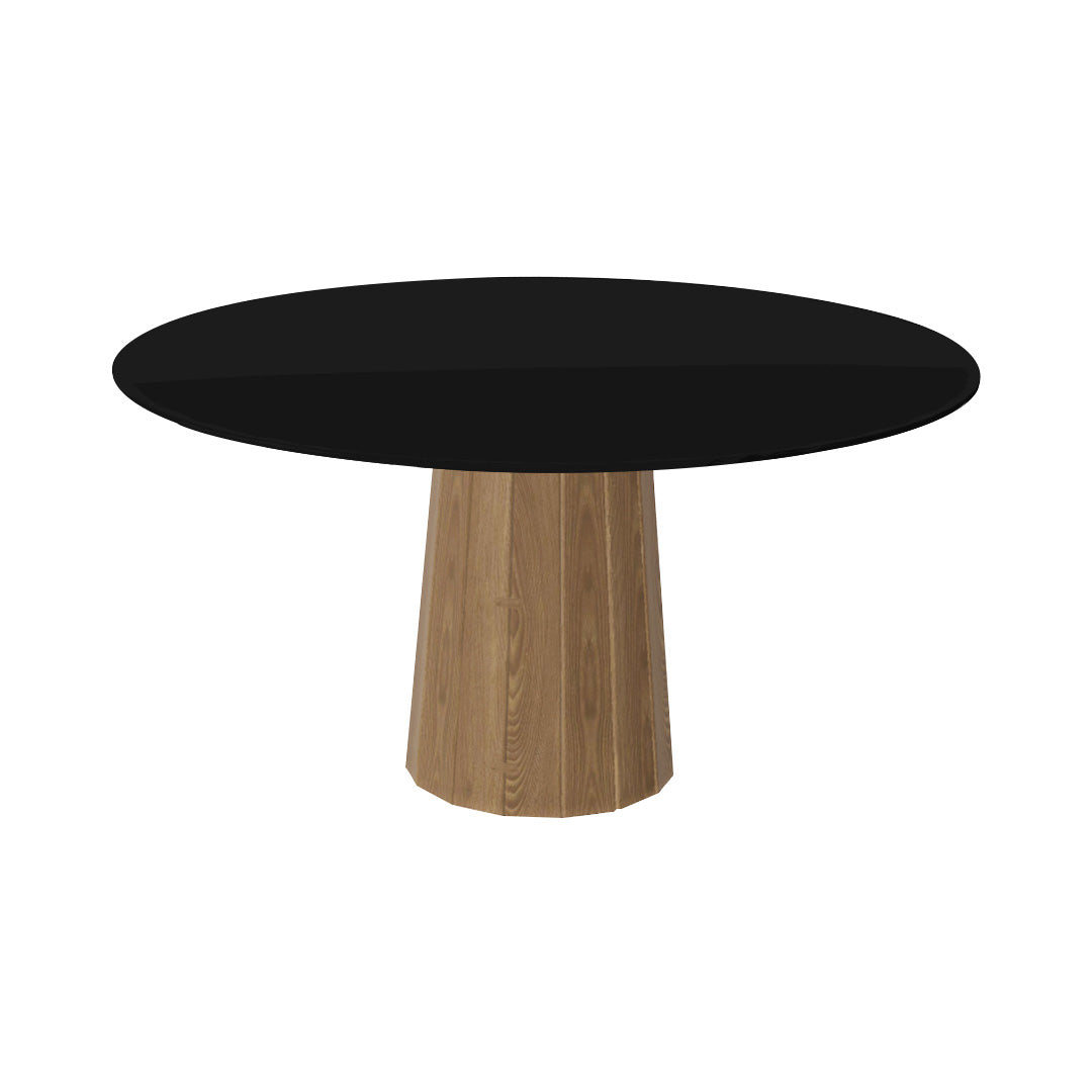 Container HPL Round Table: Large + Bodhi Cover + Black + Cinnamon