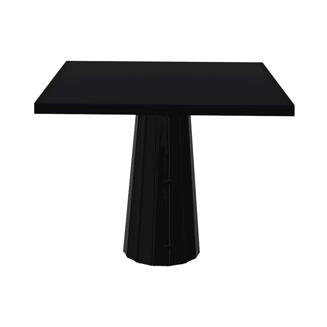 Container HPL Square Table: Small + Bodhi Cover + Black + Black