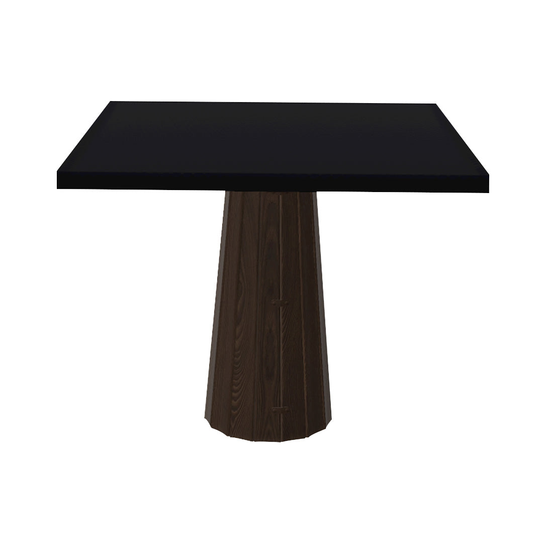 Container HPL Square Table: Small + Bodhi Cover + Black + Cinnamon