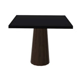 Container HPL Square Table: Small + Bodhi Cover + Black + Cinnamon