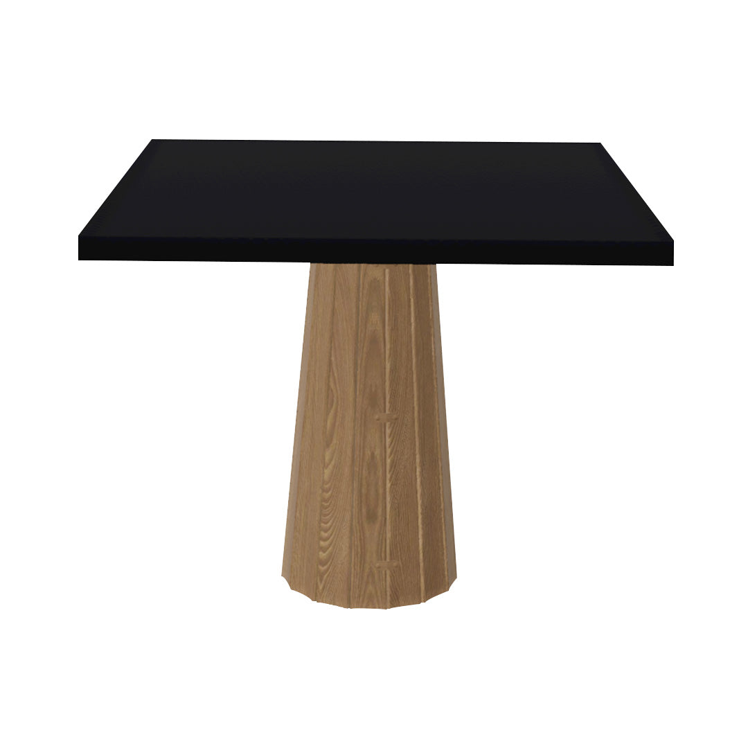 Container HPL Square Table: Small + Bodhi Cover + Black + Natural Oil