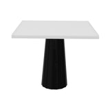 Container HPL Square Table: Small + Bodhi Cover + White + Black