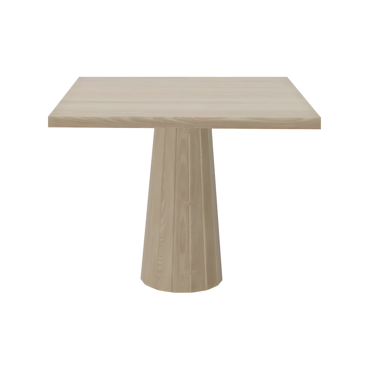 Container Square Table: Large + Bodhi Cover + White Wash Stained + White Wash