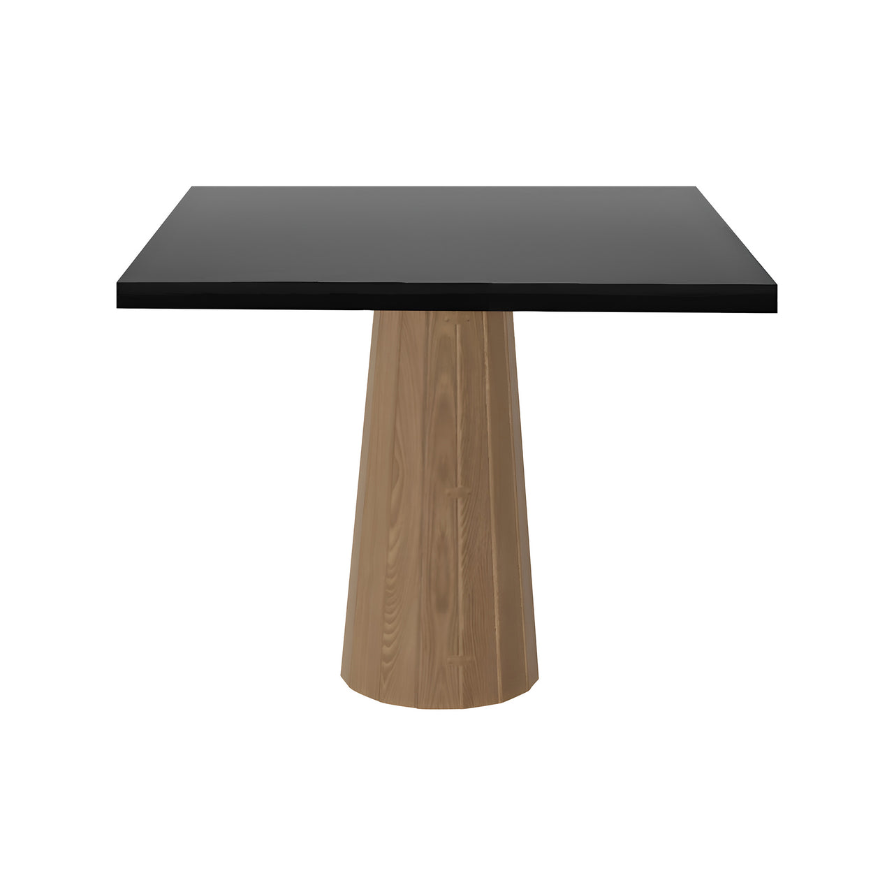Container Square Table: Large + Bodhi Cover + Black Stained Oak + Natural Oil