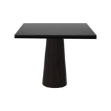Container Square Table: Large + Bodhi Cover + Black Stained Oak + Wenge