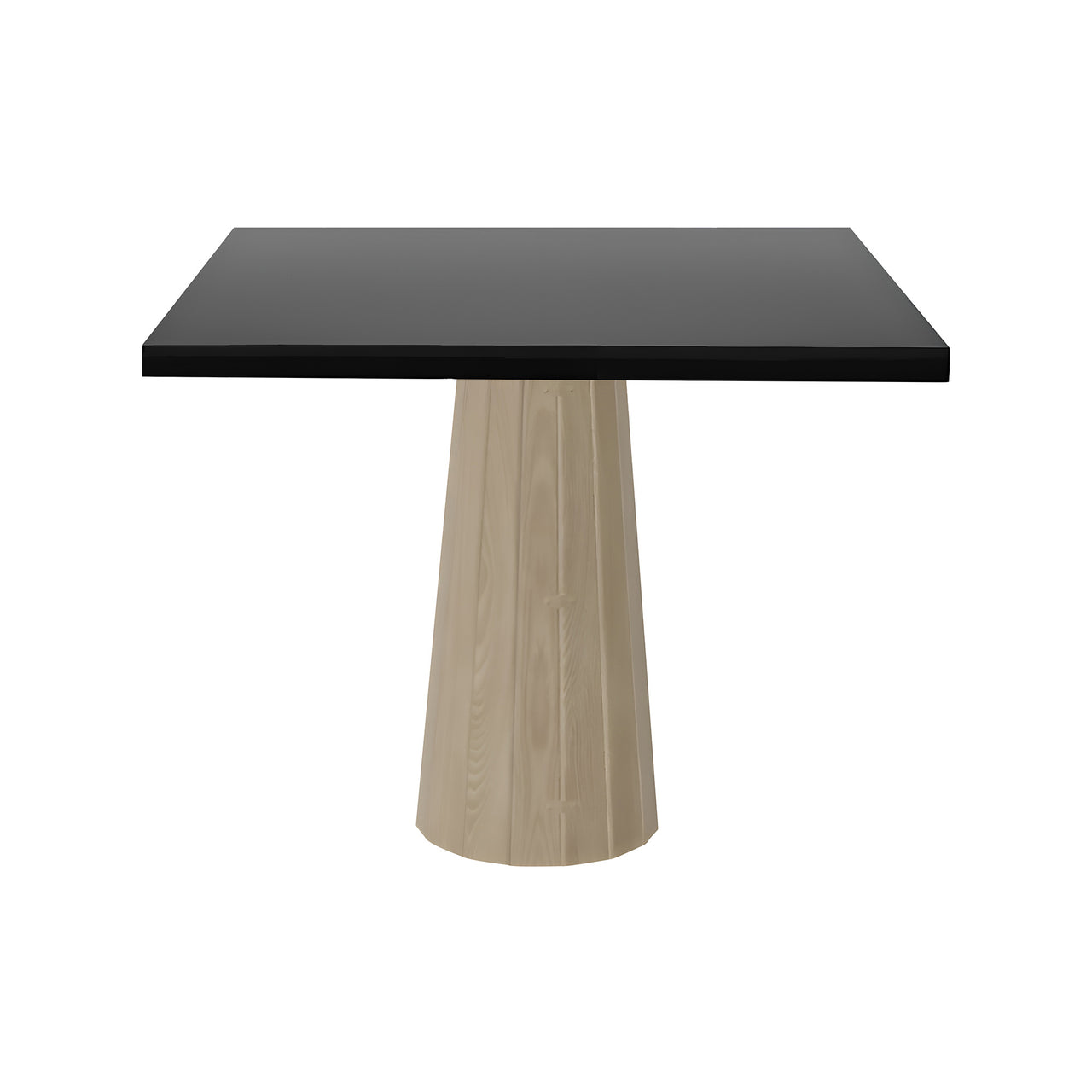 Container Square Table: Large + Bodhi Cover + Black Stained Oak + White Wash