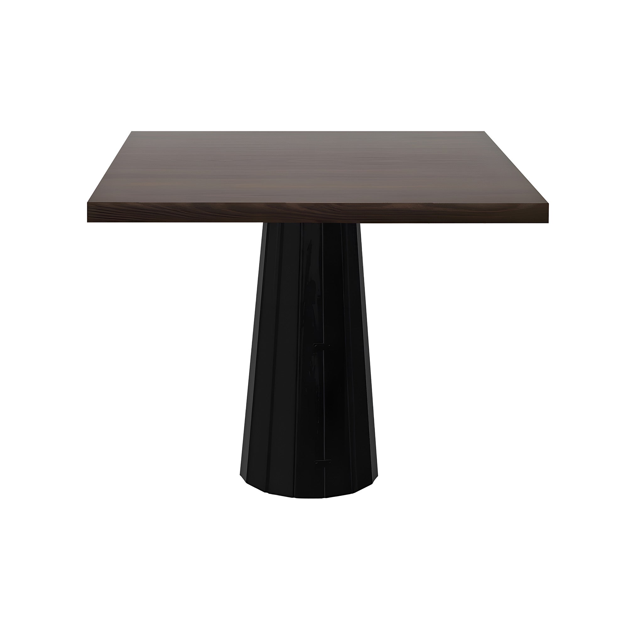 Container Square Table: Large + Bodhi Cover + Cinnamon Stained + Black