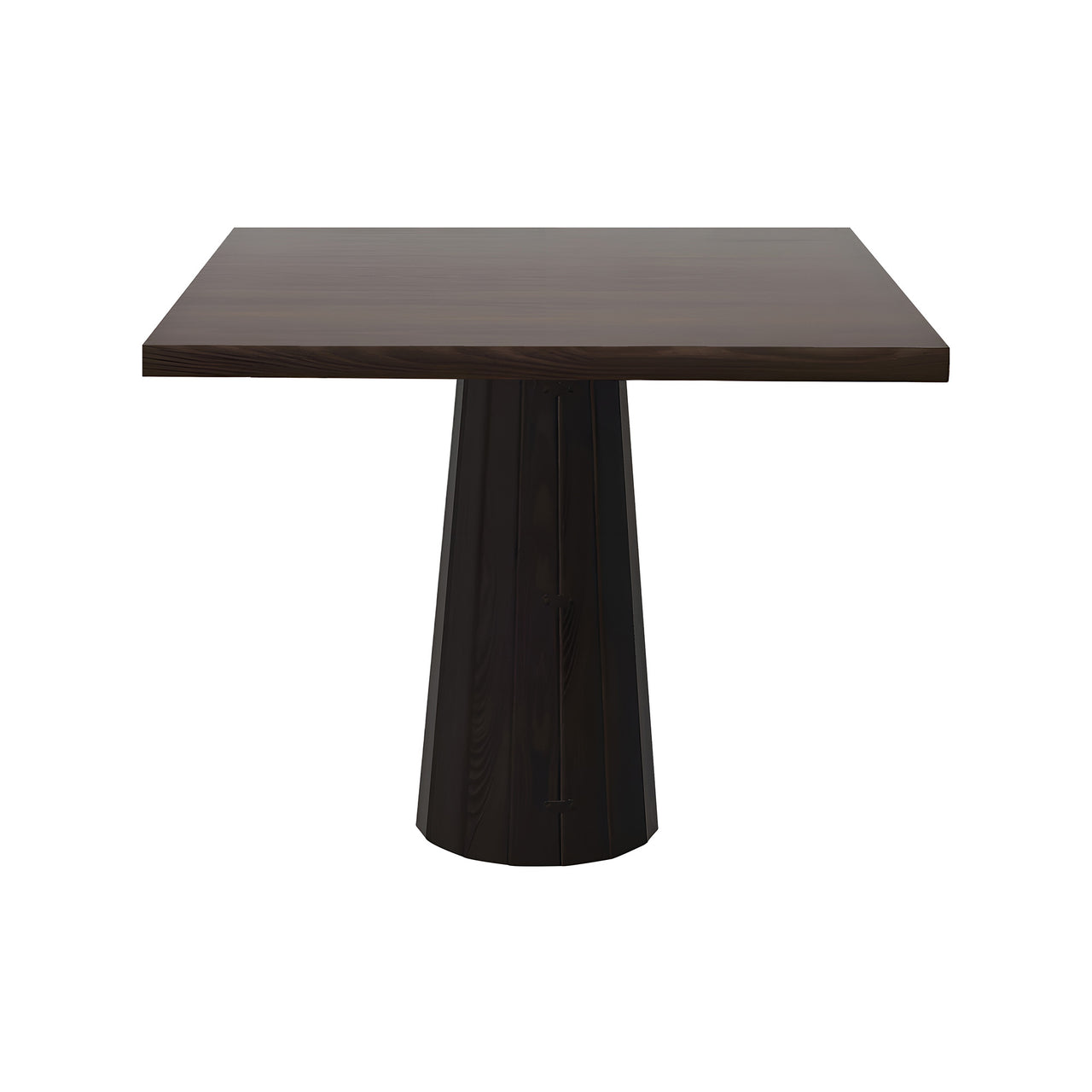Container Square Table: Large + Bodhi Cover + Cinnamon Stained + Wenge