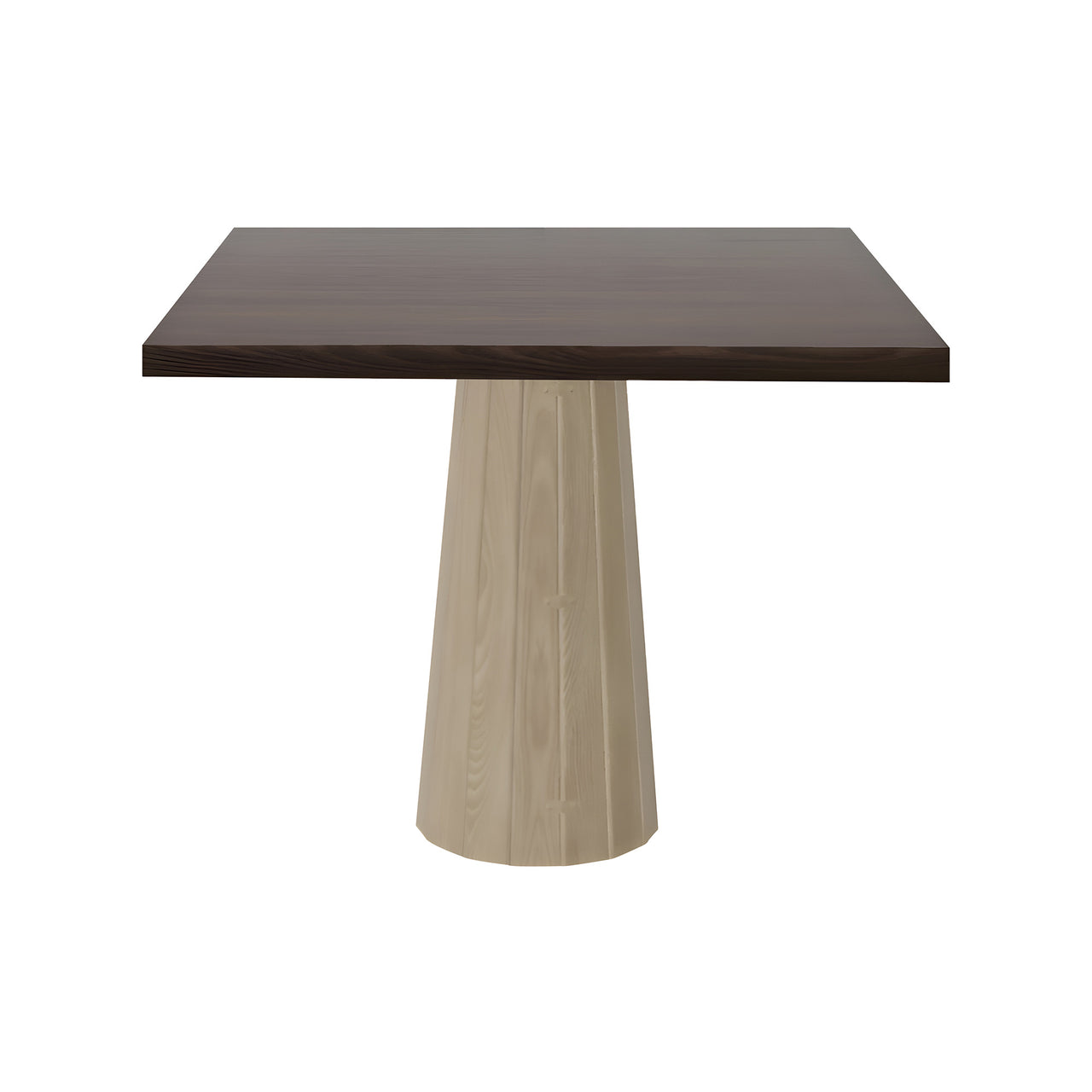 Container Square Table: Large + Bodhi Cover + Cinnamon Stained + White Wash