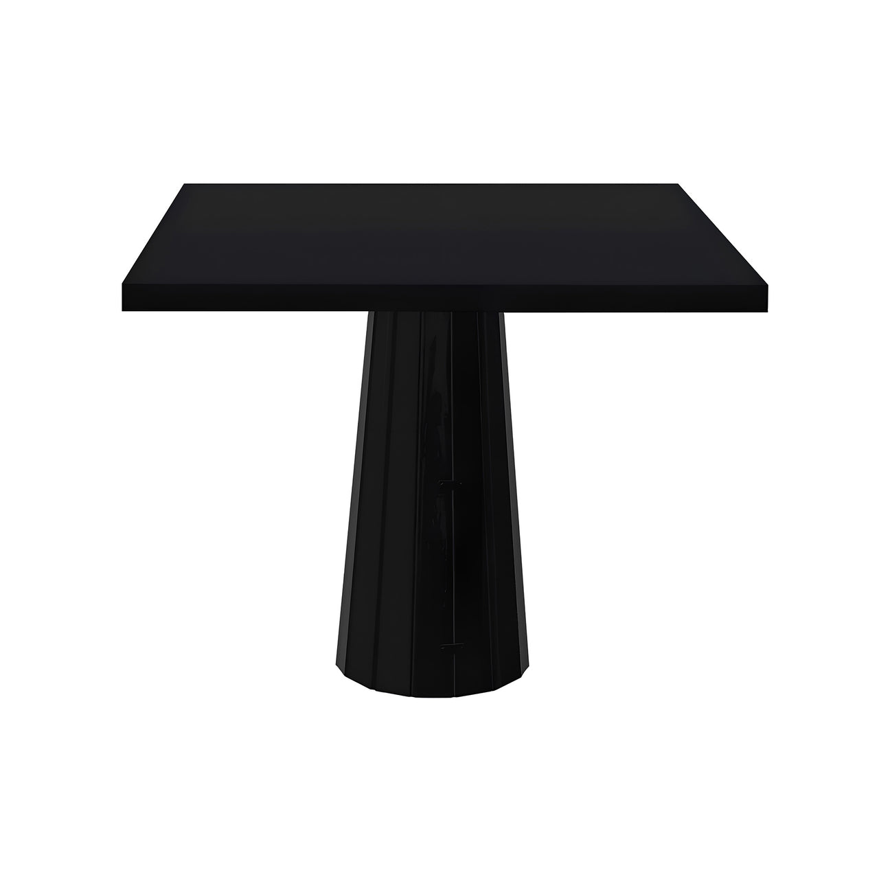 Container Square Table: Large + Bodhi Cover + Jet Black + Black