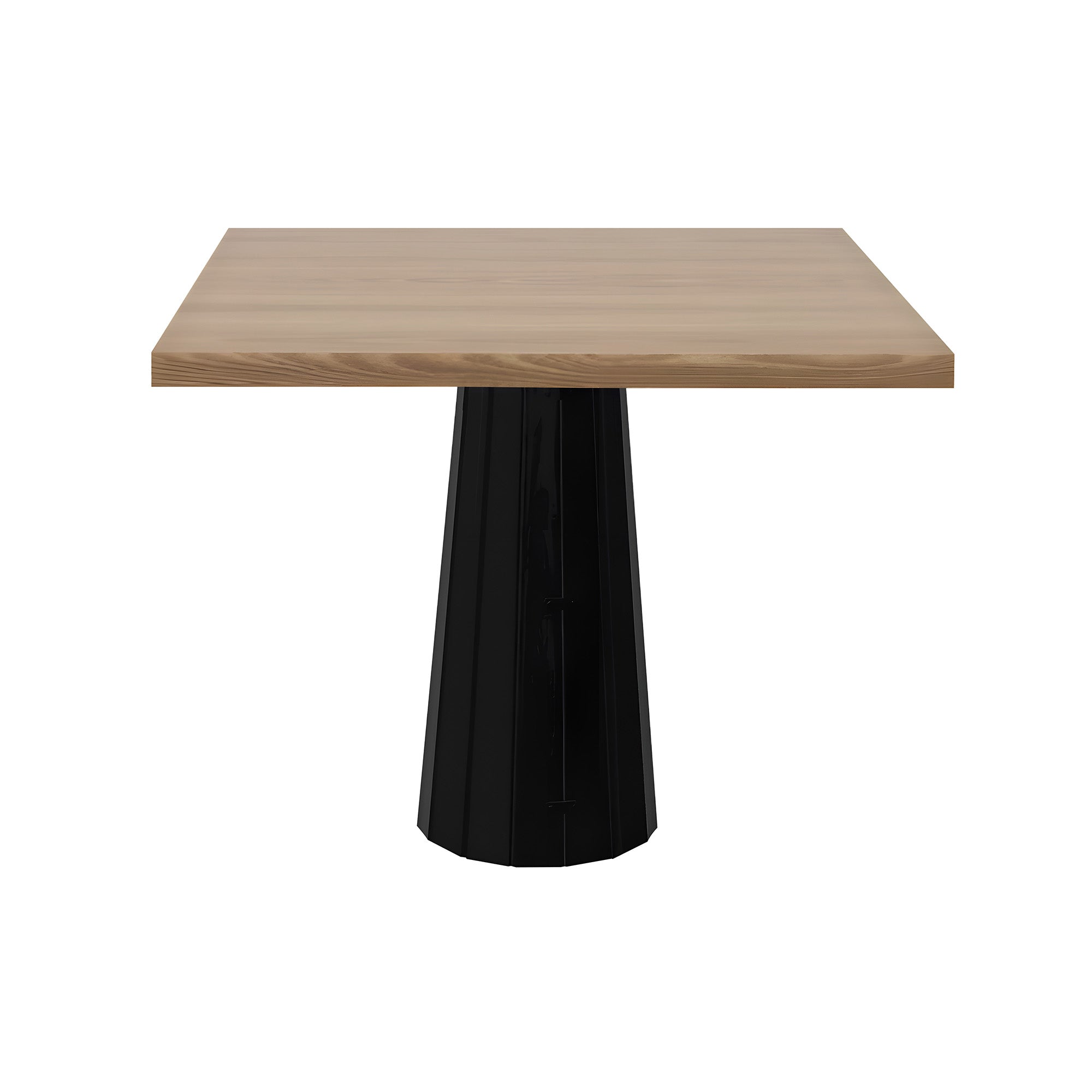 Container Square Table: Large + Bodhi Cover + Natural Oil + Black