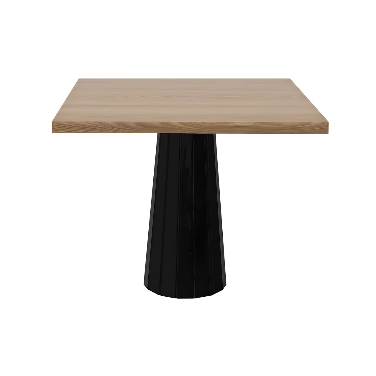 Container Square Table: Large + Bodhi Cover + Natural Oil + Black