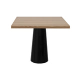 Container Square Table: Large + Bodhi Cover + Natural Oil + Black