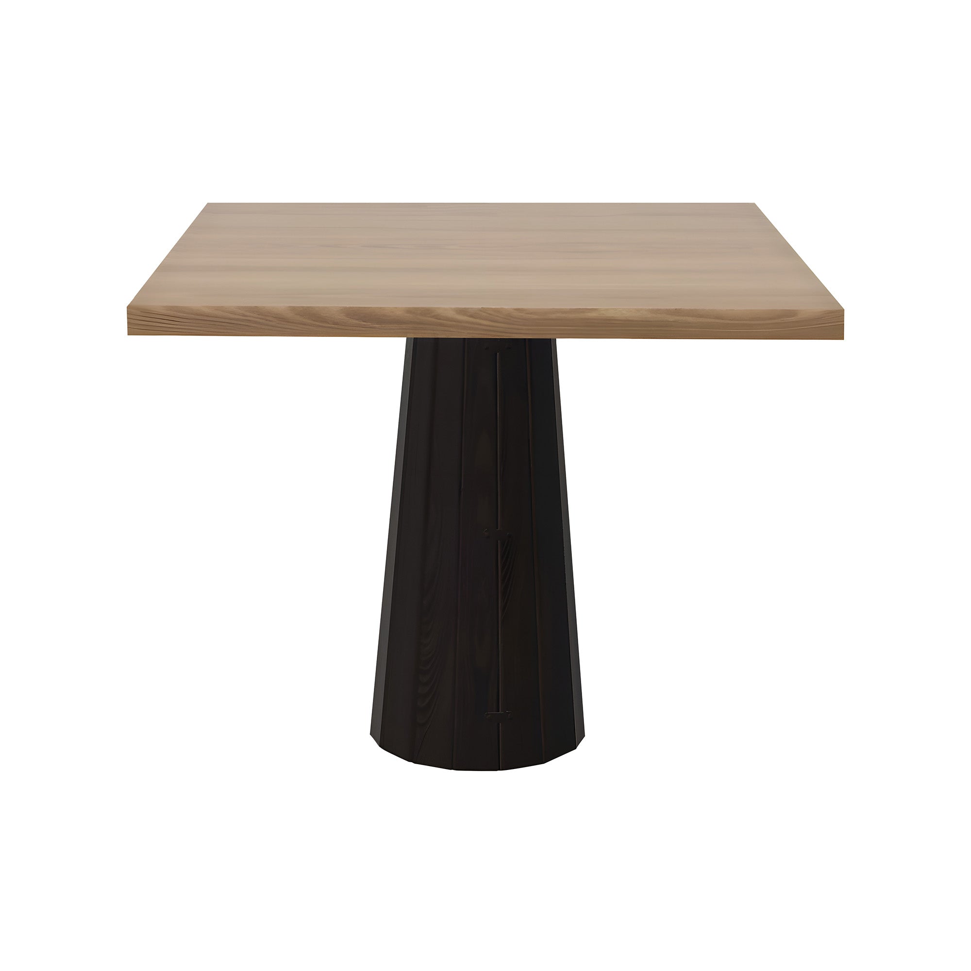 Container Square Table: Large + Bodhi Cover + Natural Oil + Wenge